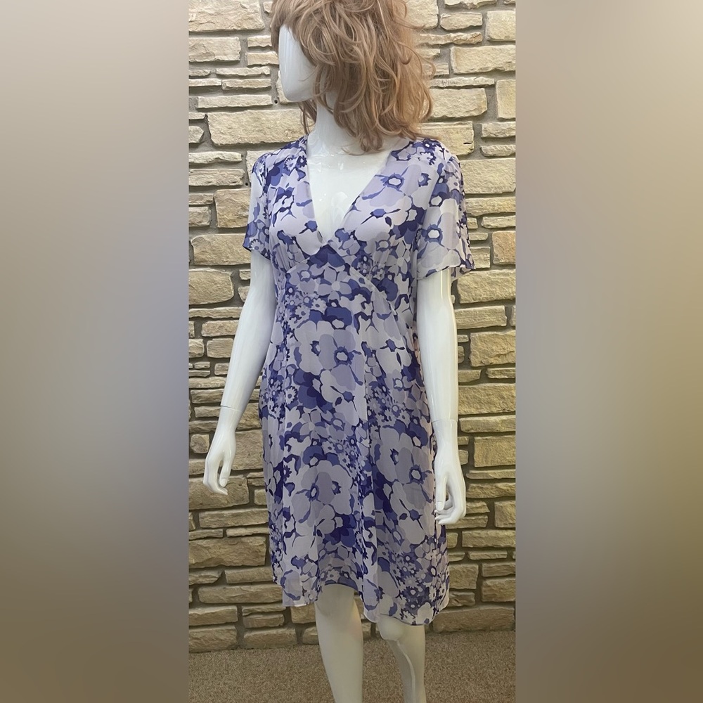 Michael Kors Lilac Floral Mini Dress